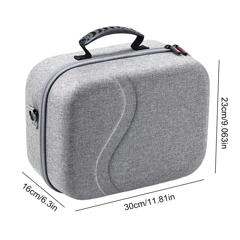 Hard Carry Case for Meta Quest 3 Handbag Waterproof Travel Storage Bag Mesh Pocket for Meta Quest 3 VR Headset Game Controller