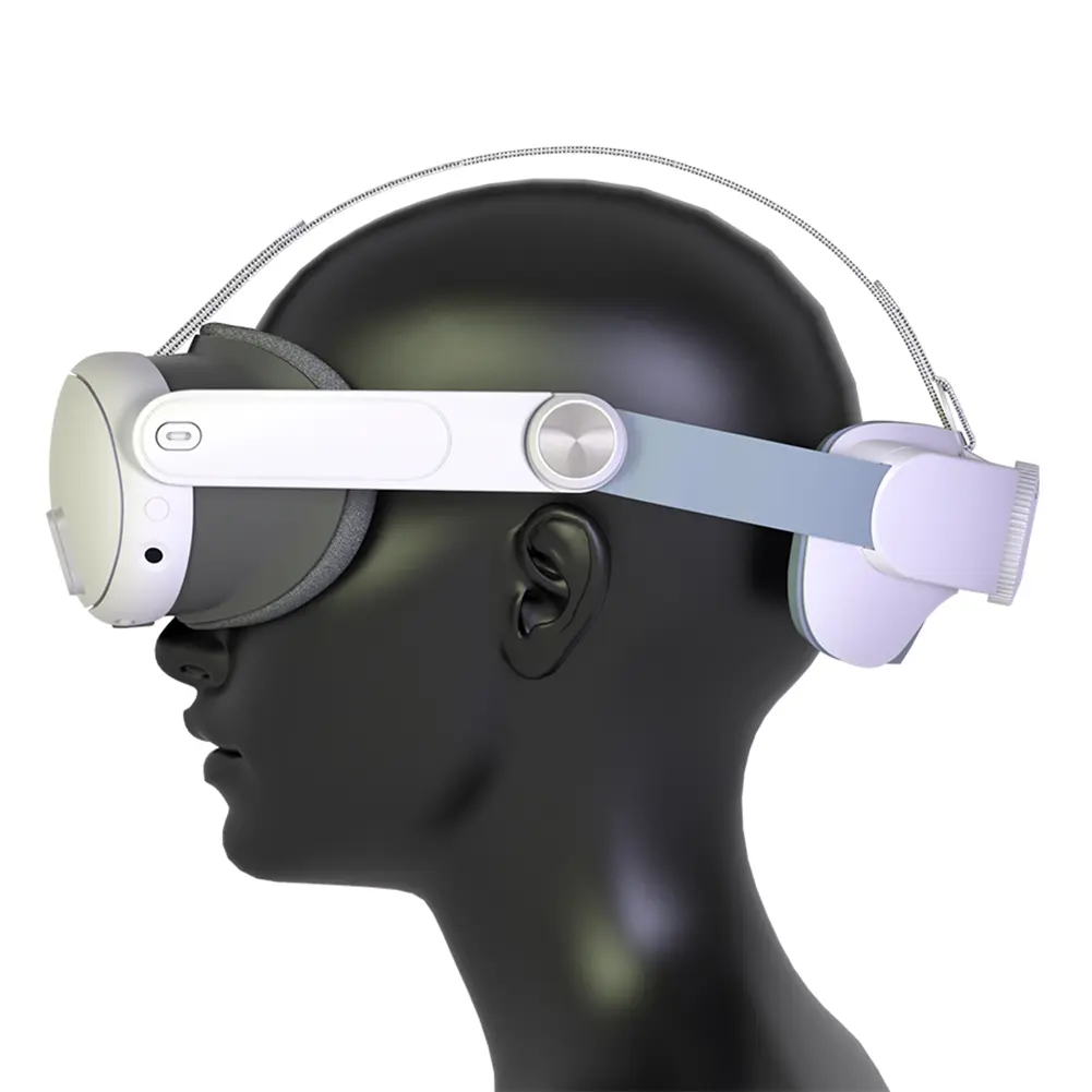 Adjustable Head Strap Comfort Replacement Elite Strap Reduces Pressure Ergonomic VR Accessories for Meta Quest 3