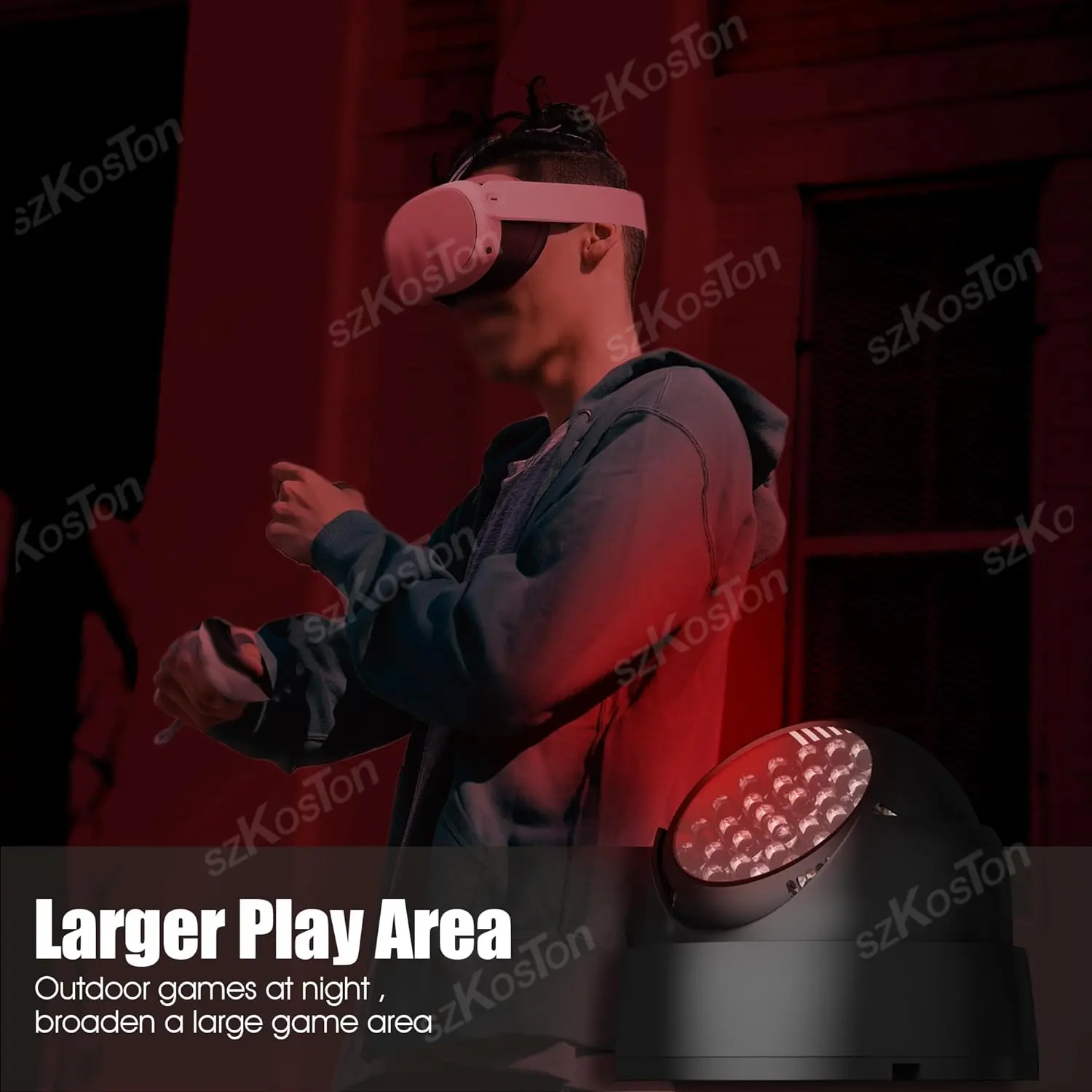 For Meta Quest 3S illuminator Infrared Light for Oculus Quest 2 Pico 4 VR Night Enhance Hand Tracking Increase Sensitivity