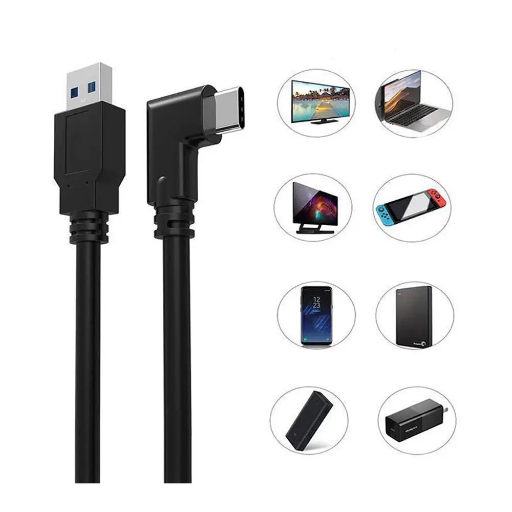 Data Line Charging Cable For Oculus Quest 3/Quest 2/Quest 1 VR Link USB 3.2 Data Transfer USB-A Type-C Cable for PICO 3/4 Pro