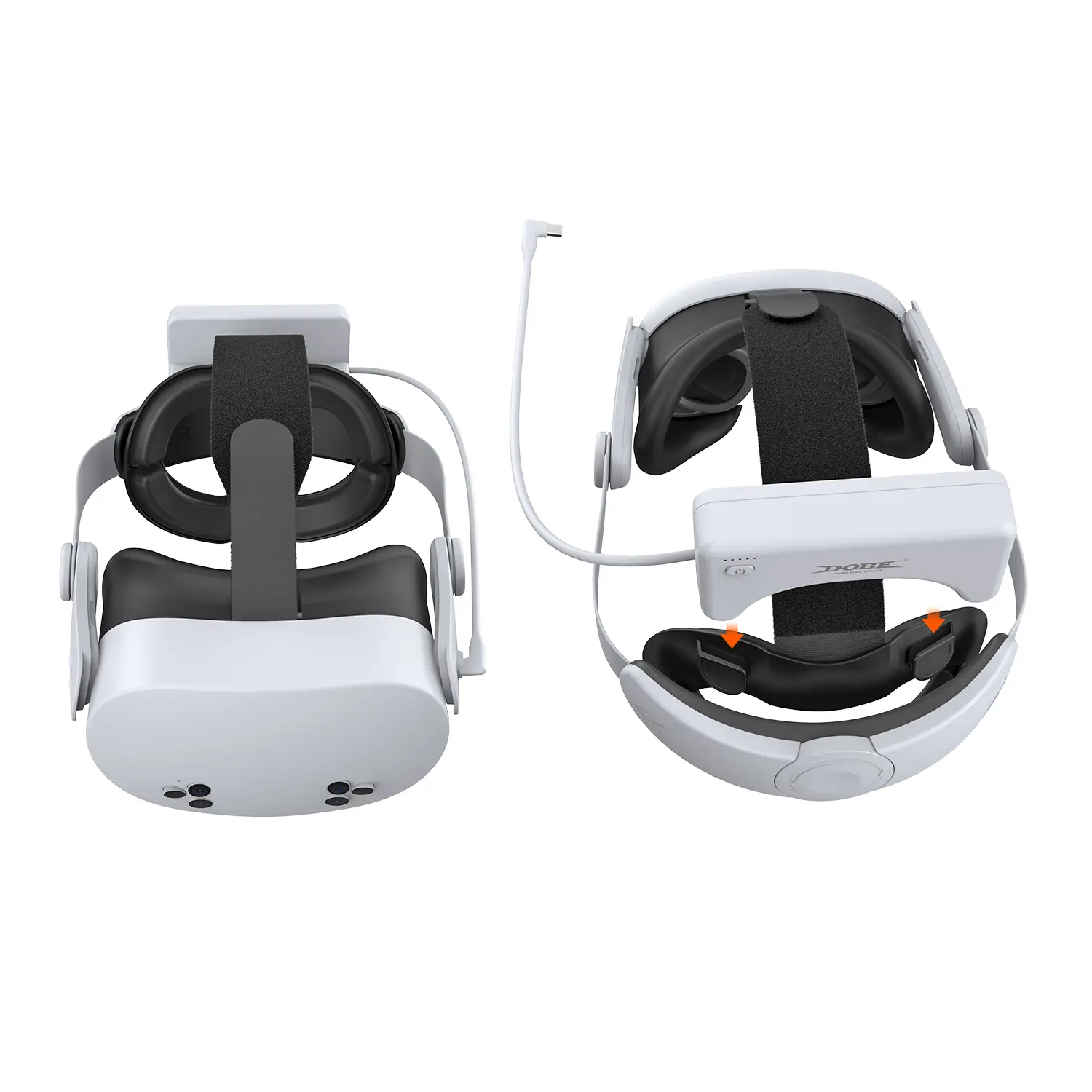 DOBE Headset VR Battery TY-3878 for Meta Quest 3/3S with Rechargeable Long Life Battery&Multiple Security Protection