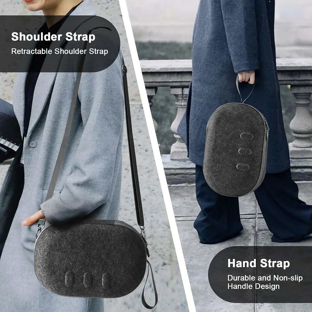 Hard Carry Case For Meta Quest 3 Anti-Scratch Shockproof Protective Case VR Glasses Headset Kit Storage Bag For Oculus Quest 3