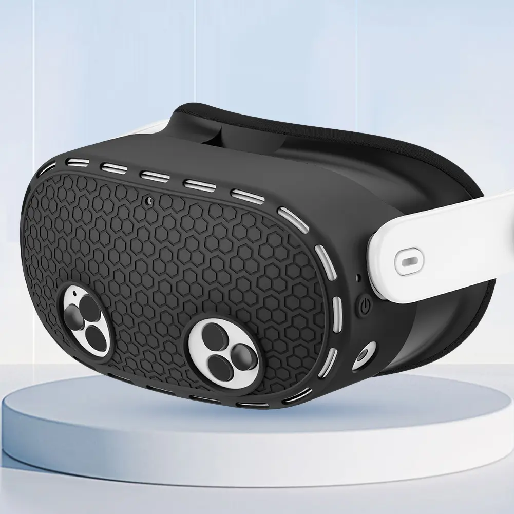 Silicone Host Protective Cover Drop-Proof Host Protector Waterproof VR Headset Protector for Meta Quest 3S VR Accessories