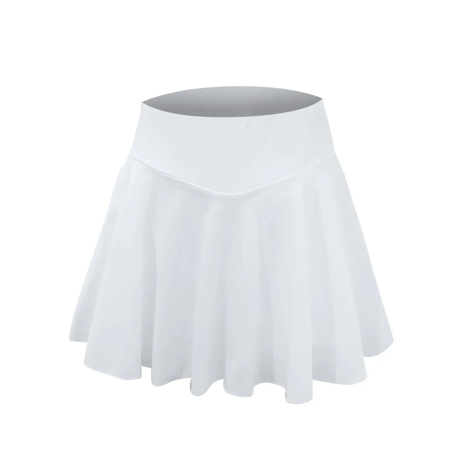 Summer Women Sprints Tennis Dance Fitness Short Skirts Youthful  Quick Drying Solid Female Lining High Waist Mini Skirts Shorts