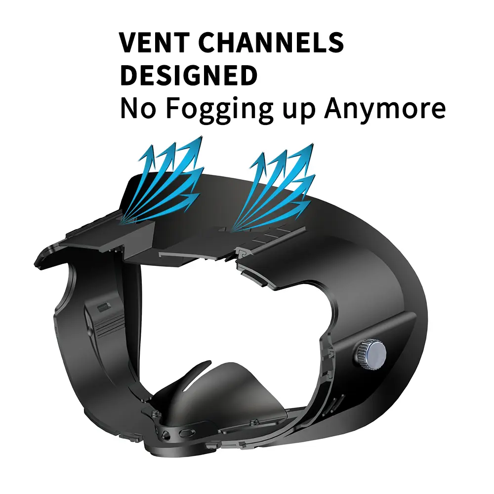 VR Adjustable Facial Replacement PU Leather Foam Bracket For Meta Quest 3 Comfortable Interface&Face Pad With Joystick Caps Gift