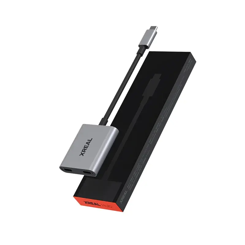 XREAL Hub 120hz 2IN1 USB-C PD Fast Charging Adapter Portable Video Adapter For XREAL AIR 2 AIR2 Glasses Switch PS4 PS5 Converter
