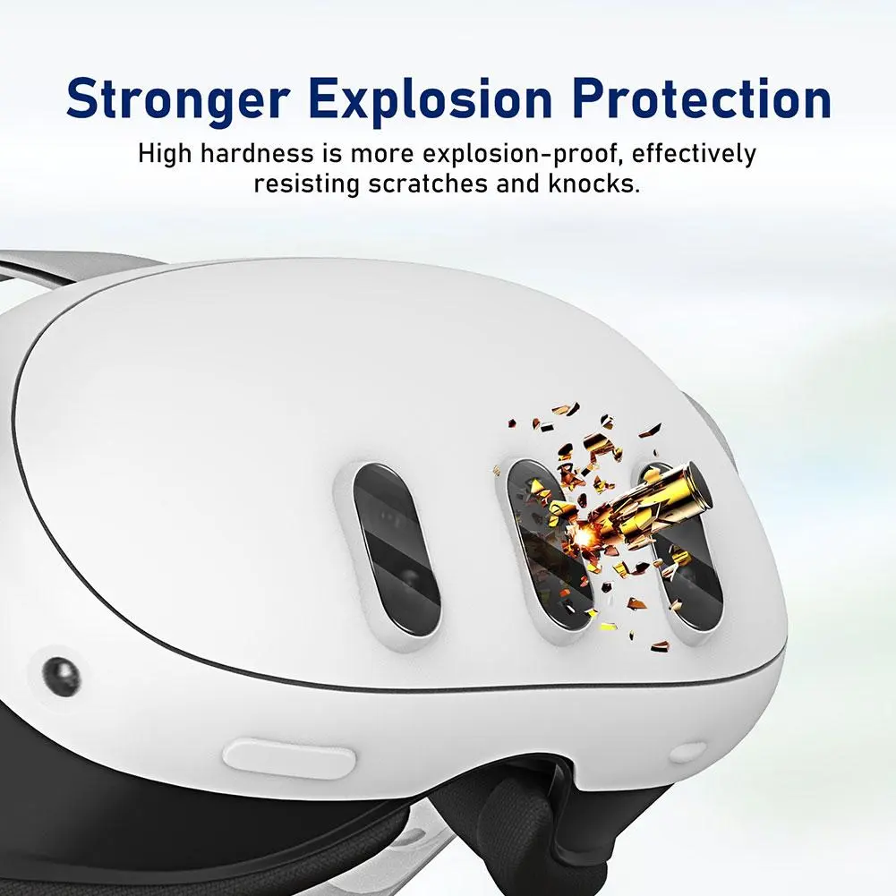 Tempered Glass For Meta Quest 3 Lens Screen Protector Film VR Headsets Accessories Dust Proof Lens Cover for Oculus Quest 3