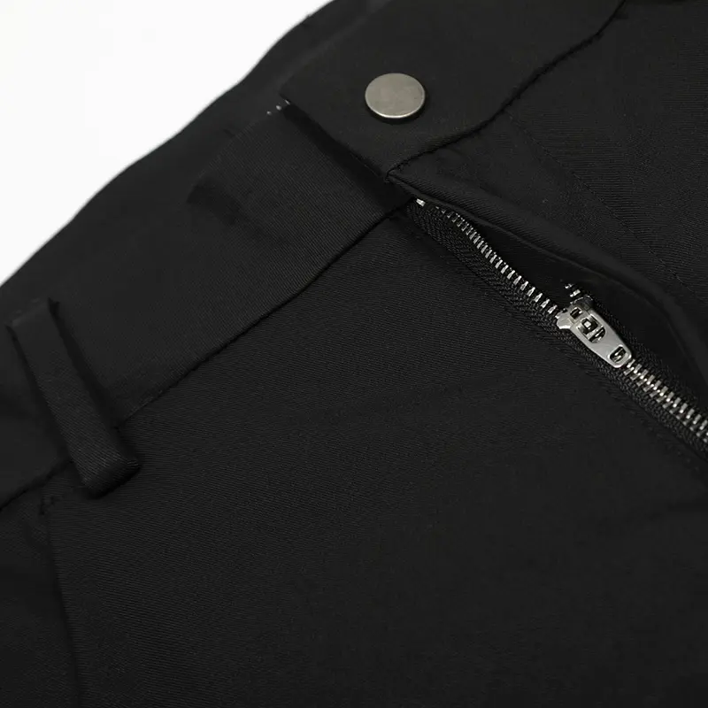 IEFB Water Washing Curved Knife Carg Pants Men's Pleated Design Niche Workwear Wide Leg Loose Trousers Summer New Trend 9W2923