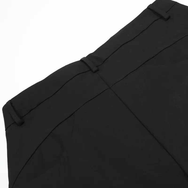 IEFB Water Washing Curved Knife Carg Pants Men's Pleated Design Niche Workwear Wide Leg Loose Trousers Summer New Trend 9W2923