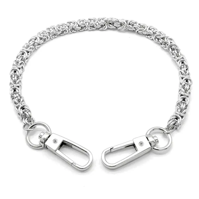 IEFB New Fashion Niche Necklace Stainless Steel Loop Chain Denim Jeans Casual Decoration Waistband Necklaces Men Women 9C9354