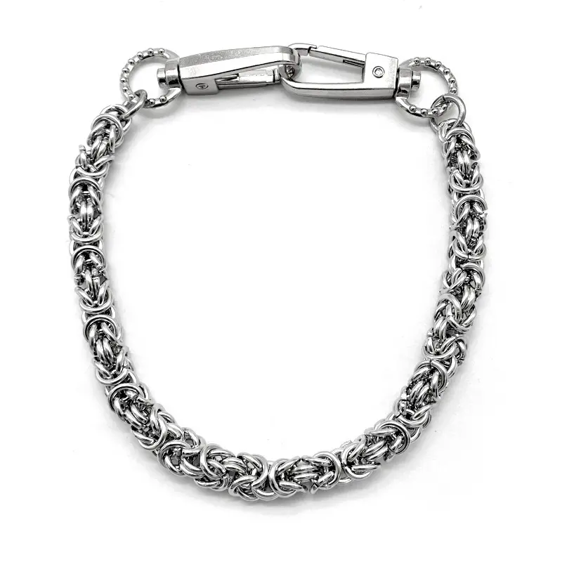 IEFB New Fashion Niche Necklace Stainless Steel Loop Chain Denim Jeans Casual Decoration Waistband Necklaces Men Women 9C9354
