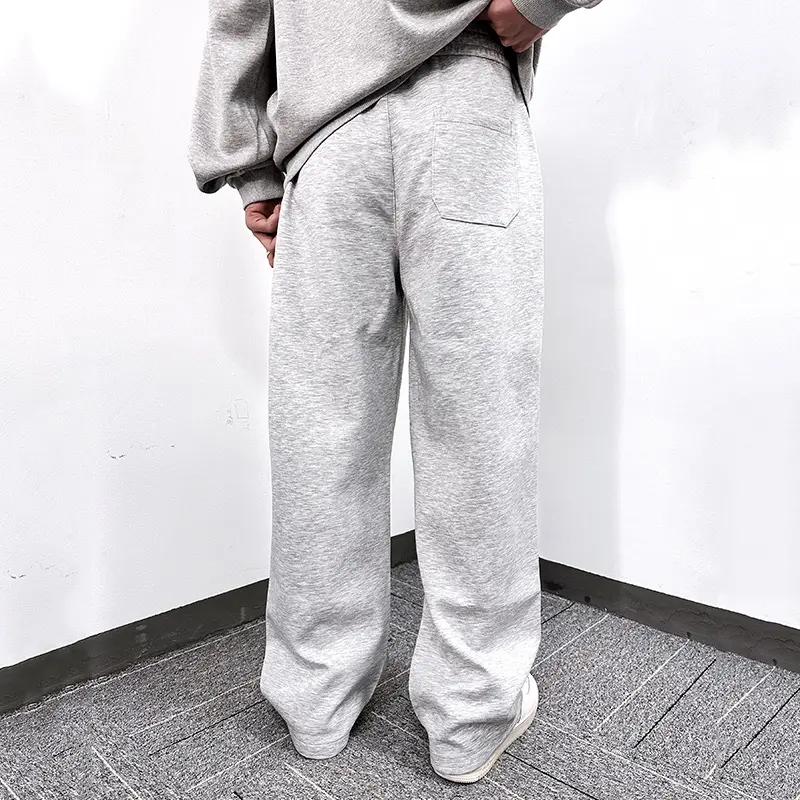 IEFB Men's Sweatpants New American Style Summer Solid Color Trendy Elastic Waist Male Casual Handsome Bottoms 2025 9W1743