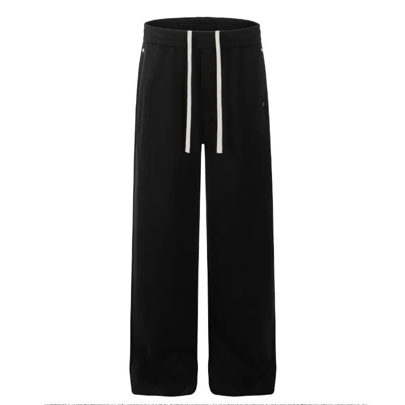IEFB Men's Sweatpants New American Style Summer Solid Color Trendy Elastic Waist Male Casual Handsome Bottoms 2025 9W1743