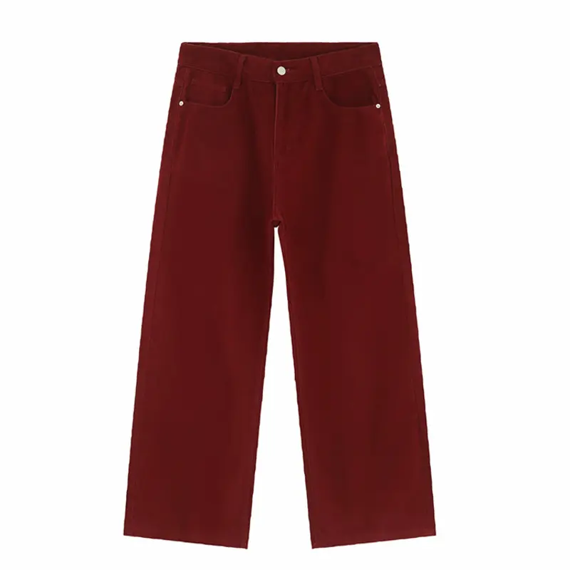 IEFB Baggy Men Jeans Casual Loose Male Straight Denim Pants Solid Color Summer Autumn New Trendy Trousers 2025 male 9A8929