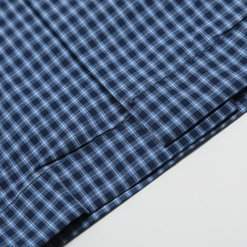 IEFB Plaid Design Men's Shirts Lapel Contrast Color Niche Casual Short Sleeve Tops Single Breasted Male Clothing Simple CPG2947