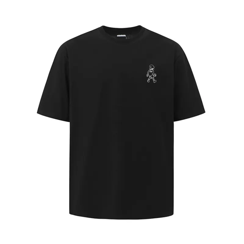IEFB Men's T-shirts Short Sleeve Cartoon Letter Printing Trendy Round Neck Chic Pullover Male Summer Casual Clothing 9W2047