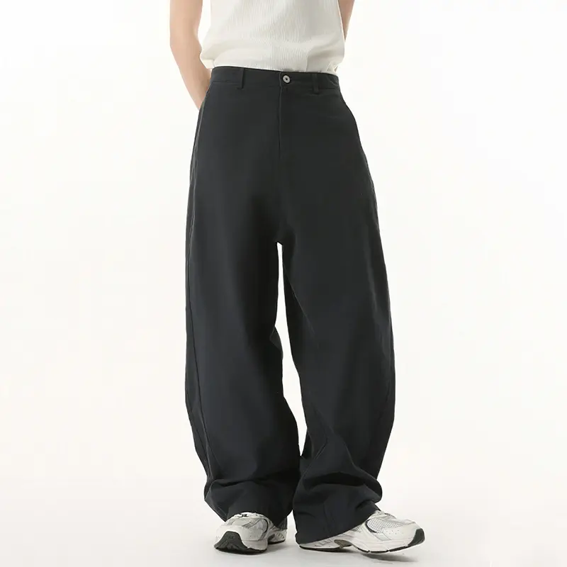 IEFB Simple Men's Pants Casual Solid Color New Cleanfit Straight Leg Male Trousers Korean Style Menswear Baggy Spring 9W1187