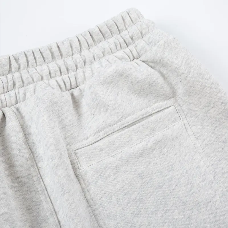 IEFB Korean Style Men's Sweatpants Solid Color Drawstring Straight Trousers Wide Leg Elastic Waist Loose Male Bottom New 9W2639
