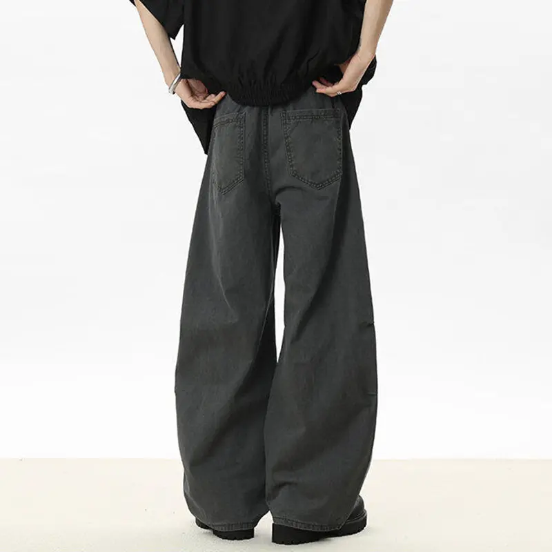 IEFB Washed Male Casual Pants American Style Men's Wear Solid Color Loose Fitting Summer New Fashion Tide Trousers 9W2299