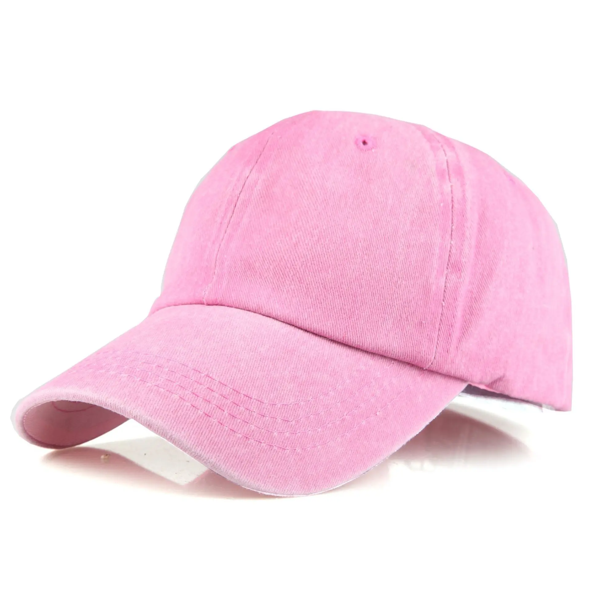 IEFB Baseball Cap Water Washed Cotton Solid Color Women Men Casual Duckbill Caps Casual Simple Hat Distressed Hats New 9X108
