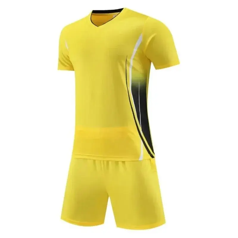 2 Piece Oversized Jersey Fitness Workout Set  Breathable Football Jersey Sportswear Outdoor Set Men Summer T-shirt & Shorts Set