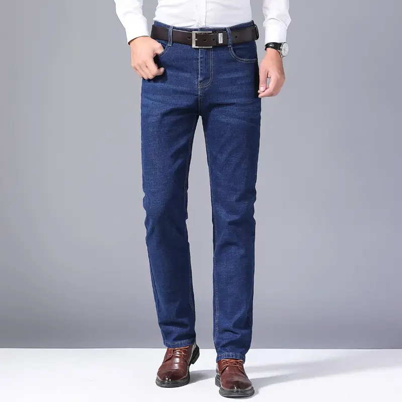 Cowboy Pants New Fashion Spring Autumn Men's Stretch Slim Jeans Casual Denim Luxury Clothing Men Designer Jeans Designer Clothes