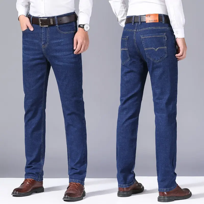 Cowboy Pants New Fashion Spring Autumn Men's Stretch Slim Jeans Casual Denim Luxury Clothing Men Designer Jeans Designer Clothes