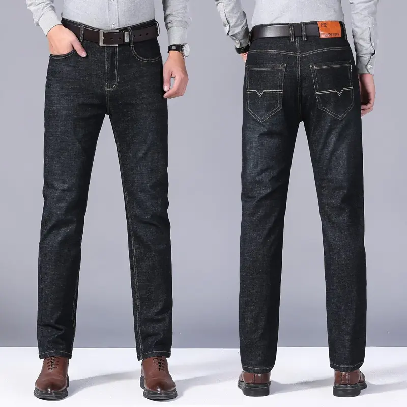 Cowboy Pants New Fashion Spring Autumn Men's Stretch Slim Jeans Casual Denim Luxury Clothing Men Designer Jeans Designer Clothes