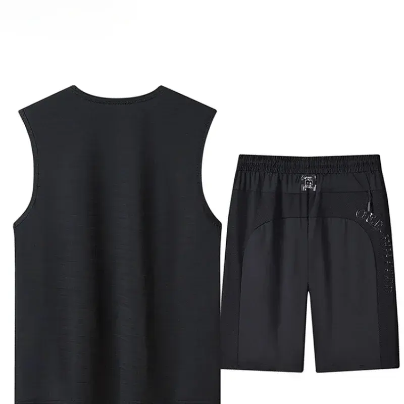 Quick Dry Sport Fashion T-Shirt Shorts Set Men's Short Sleeves Summer Casual Oversize Top Gym Tracksuit Men Shorts Men Clothings