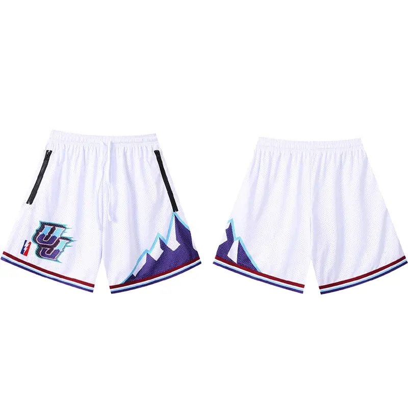 Mens Professional Breathable Basketball Sports Shorts Fabric Basket Style Shorts Solid Classic Running Fitness Sports Shorts New