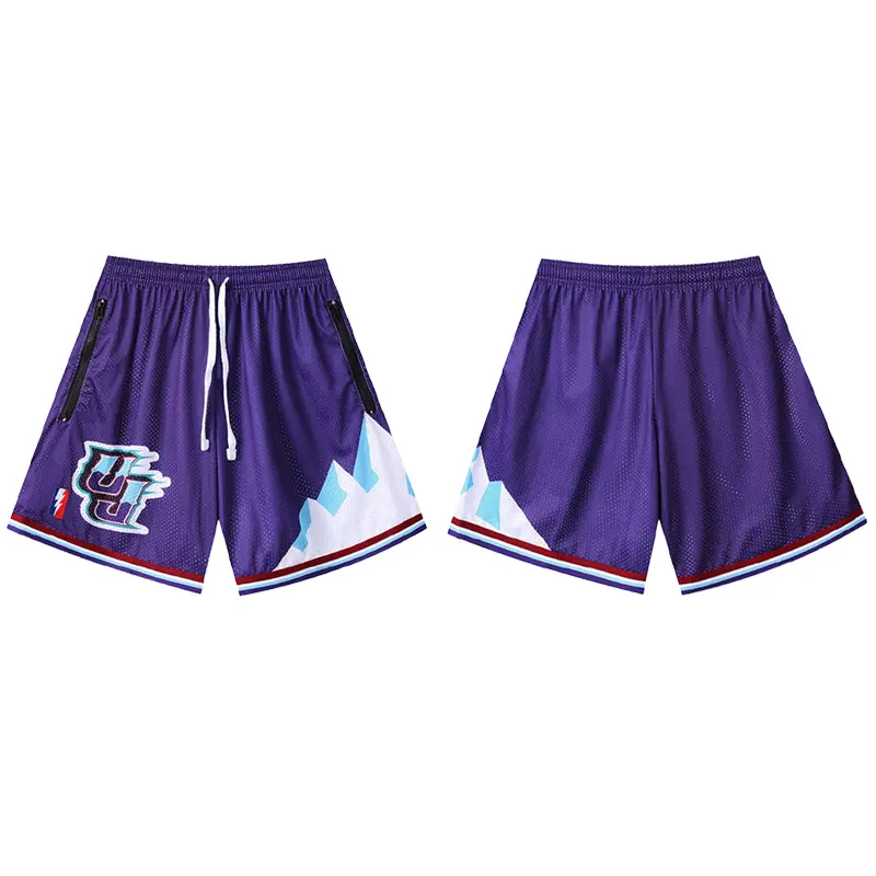 Mens Professional Breathable Basketball Sports Shorts Fabric Basket Style Shorts Solid Classic Running Fitness Sports Shorts New