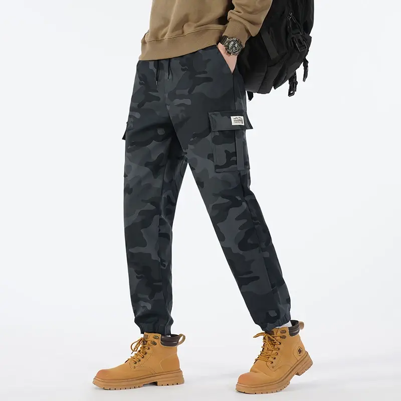 Camouflage Jogger Pants Men Spring Autumn Pencil Harem Pant Plus Size 7XL Men Comfortable Trousers Camo Joggers Multiple Pockets