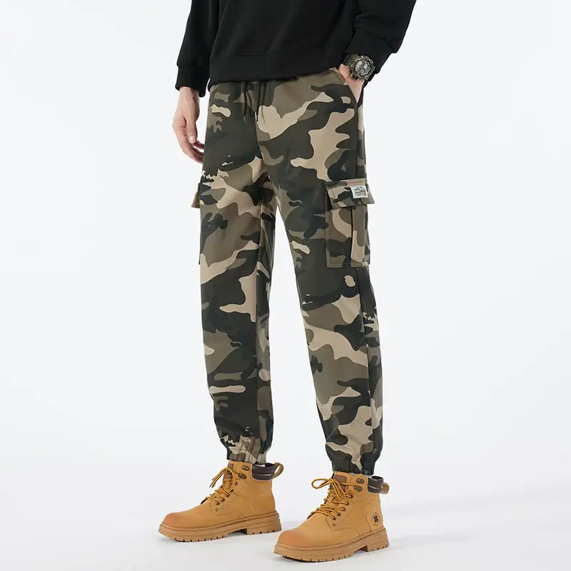 Camouflage Jogger Pants Men Spring Autumn Pencil Harem Pant Plus Size 7XL Men Comfortable Trousers Camo Joggers Multiple Pockets
