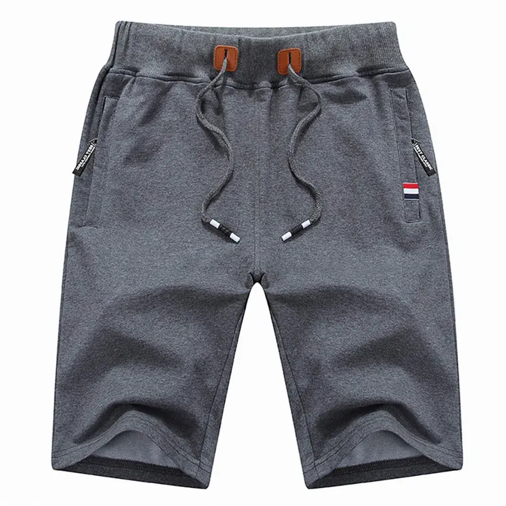 Men's Summer Shorts Breeches Cotton Sweat Linen Pants Men Gym Basketball Streetwear Loose Jogger Shorts Pocket Beach Short Pants