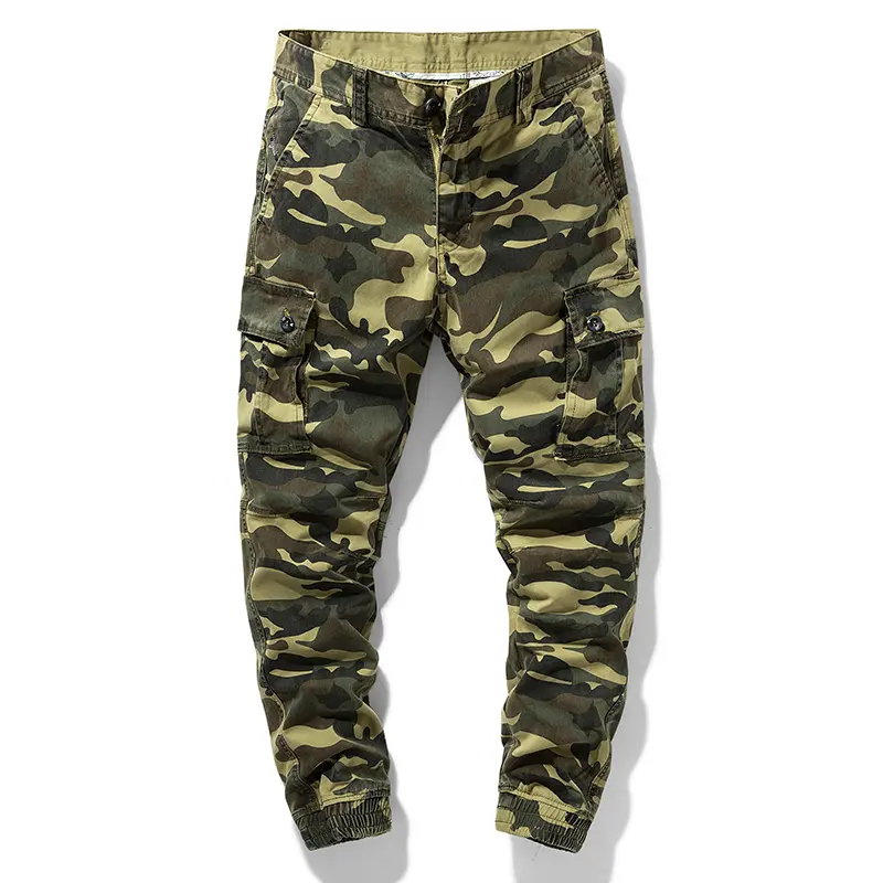 Mens Clothing Camo Hiking Pants Man Red Cargo Pants Men Outdoor Cotton Camouflage Trousers Male Work Joggers Streetwear