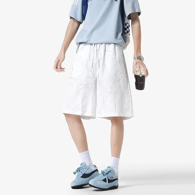 Men's Short Pants Five-Point Casual Beach Youth Leisure Trousers Fashionable Young Men's Mid-Length Shorts Summer Mens Shorts