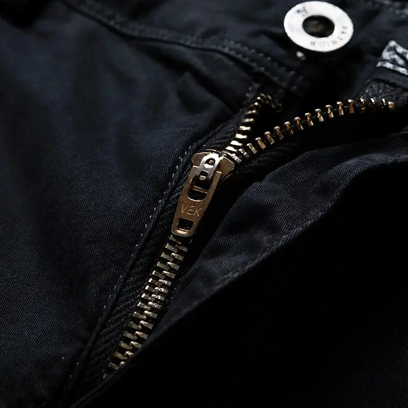 Men Casual Shorts Mens Military Cargo Pocket Pants Cotton Male Tactical Shorts No Belt Plus Size 2025 Summer Fashion Cargo Short