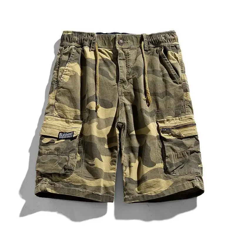 Men's Shorts Quick Dry Summer Casual Short Pants Workwear Style Loose Fit Comfortable Breathable Shorts for Men Streetwear Pants