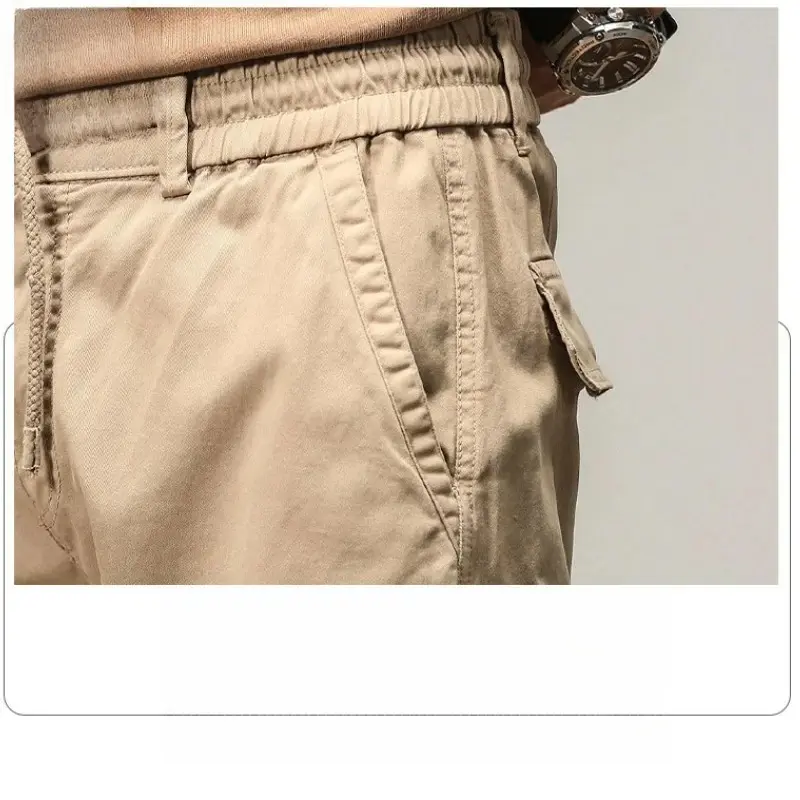 Men Sweatpants New Autumn Relaxed Fit Outdoor Casual Trousers Apparel Minimalist Versatile Wear Resistant Vintage Trousers 2025