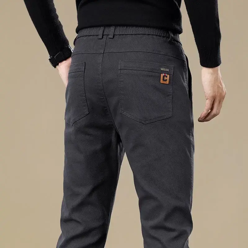 Casual Long Trousers for Men Spring Autumn New Style Business Formal West Pants Youth Trendy Brand AE Stock Slim Fit Joggers Men