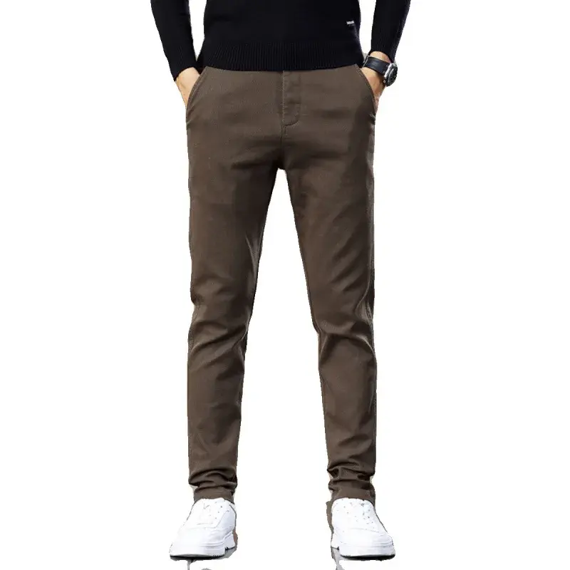 Casual Long Trousers for Men Spring Autumn New Style Business Formal West Pants Youth Trendy Brand AE Stock Slim Fit Joggers Men