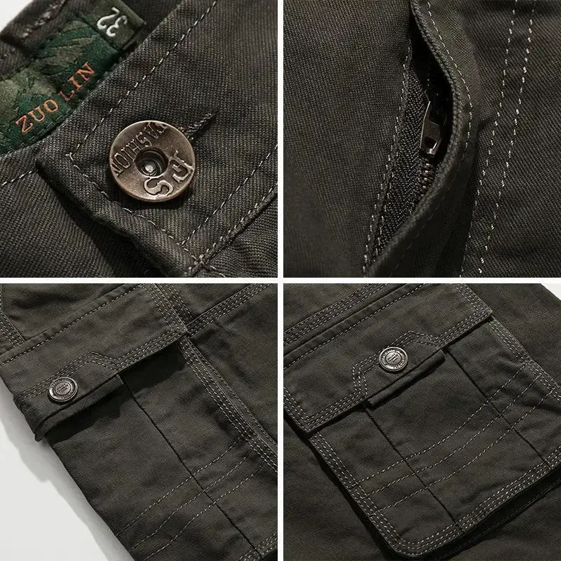 Men Tactical Pants Casual Cargo Pants Outdoor Sports Work Trousers Joggers Hiking Pants Korean Sweatpants High Quality Men Pants