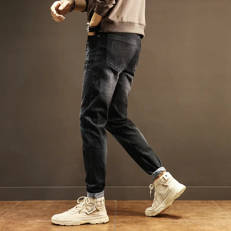 Mens Jeans Slim Casual Street Classic Skinny Pencil Jeans Stretch Style Comfortable Casual Fashion Versatile Baggy Jeans Men Y2k