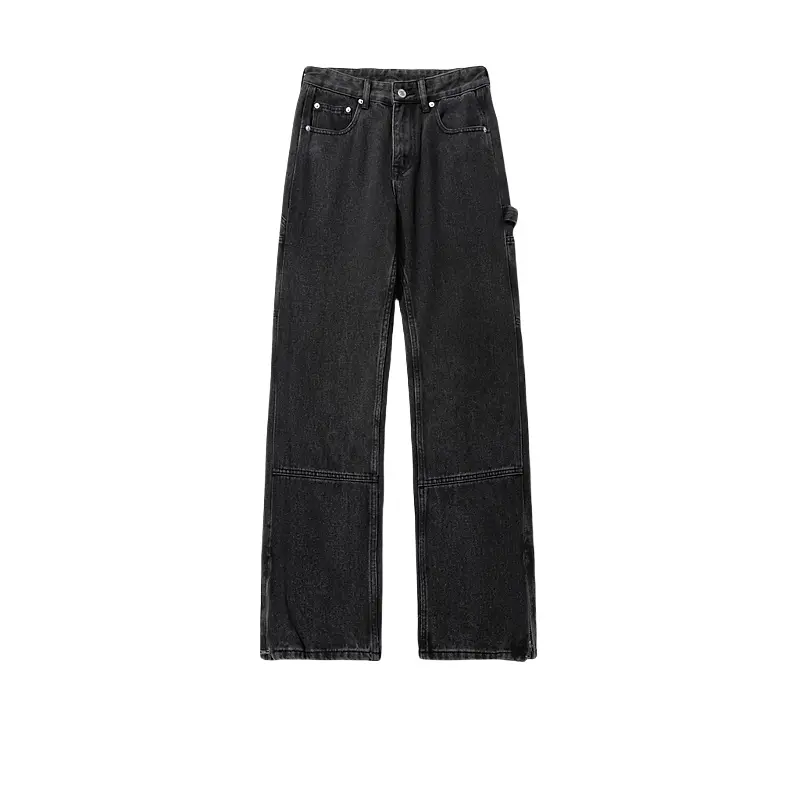 Baggy Denim Pants Straight Male Wide Trousers New Men's Autumn Jeans Fashion Casual Vintage High Street Style 3XL-M Jeans Men