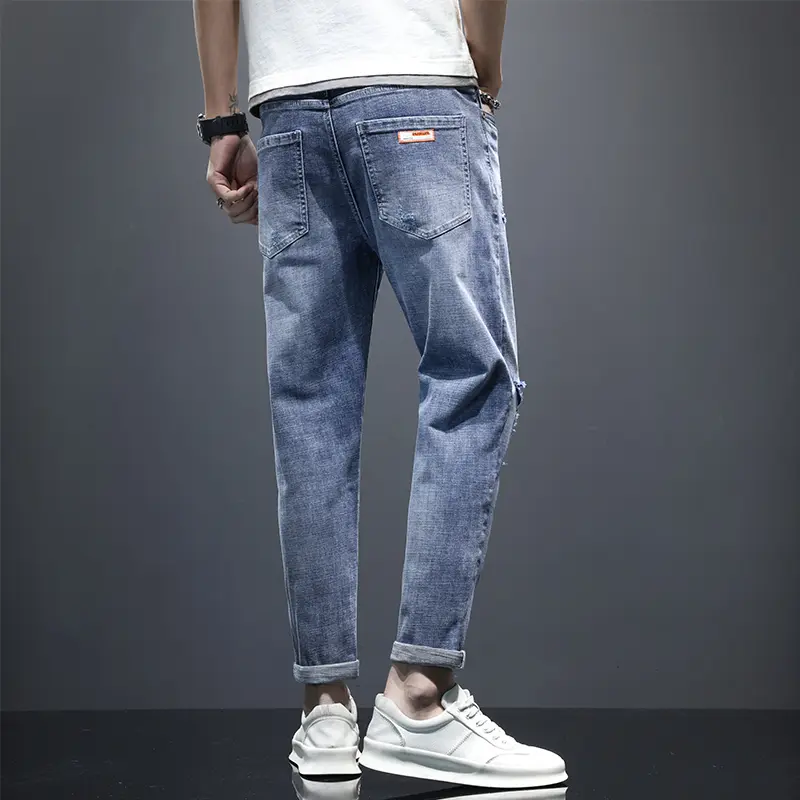 Fashion 2025 Spring Autumn New Arrival Men's Loose Straight Wide Leg Jeans Regular Pencil Pants Harajuku Denim Trousers for Men