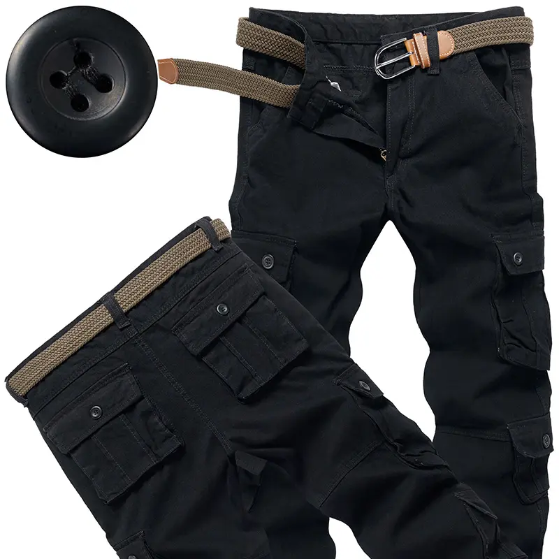 Sweatpants Men's Tactical Pants Casual Cargo Pants Outdoor Sports Work Trousers High Quality Joggers Hiking Large Size 29-44