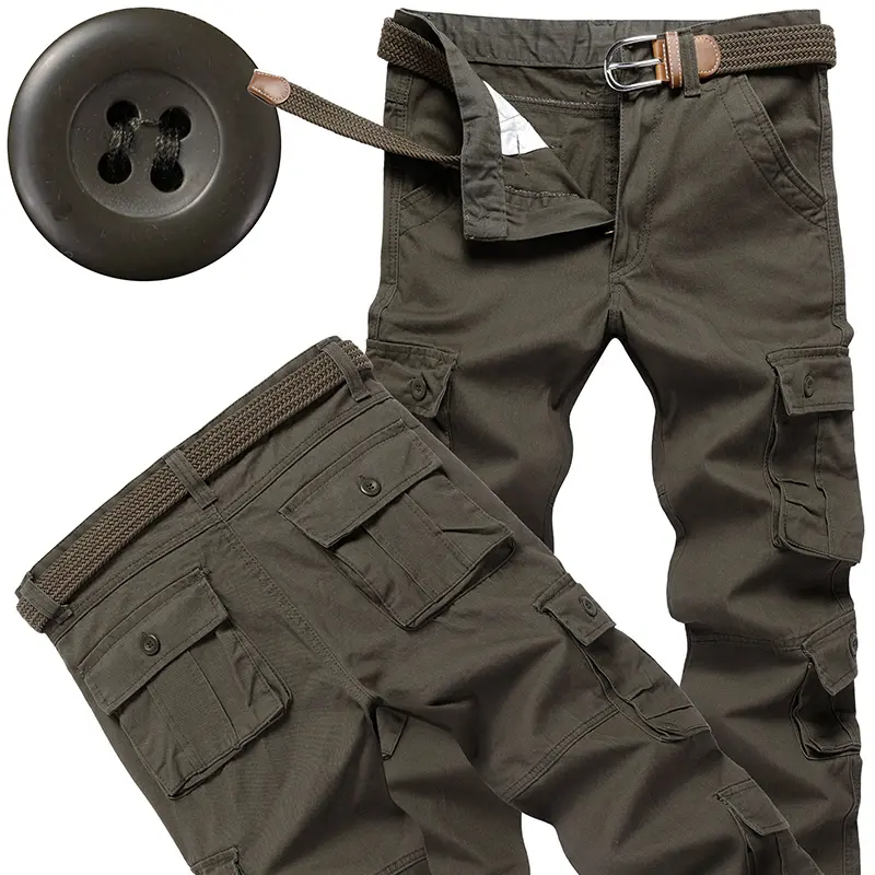 Sweatpants Men's Tactical Pants Casual Cargo Pants Outdoor Sports Work Trousers High Quality Joggers Hiking Large Size 29-44
