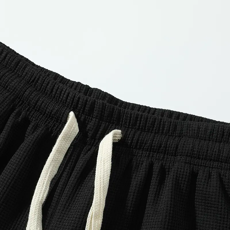 Summer Men's Running Shorts Casual Jogging Sport Short Pants Gym Sports Shorts Solid Color Drawstring Loose Dry Pants Shorts Men