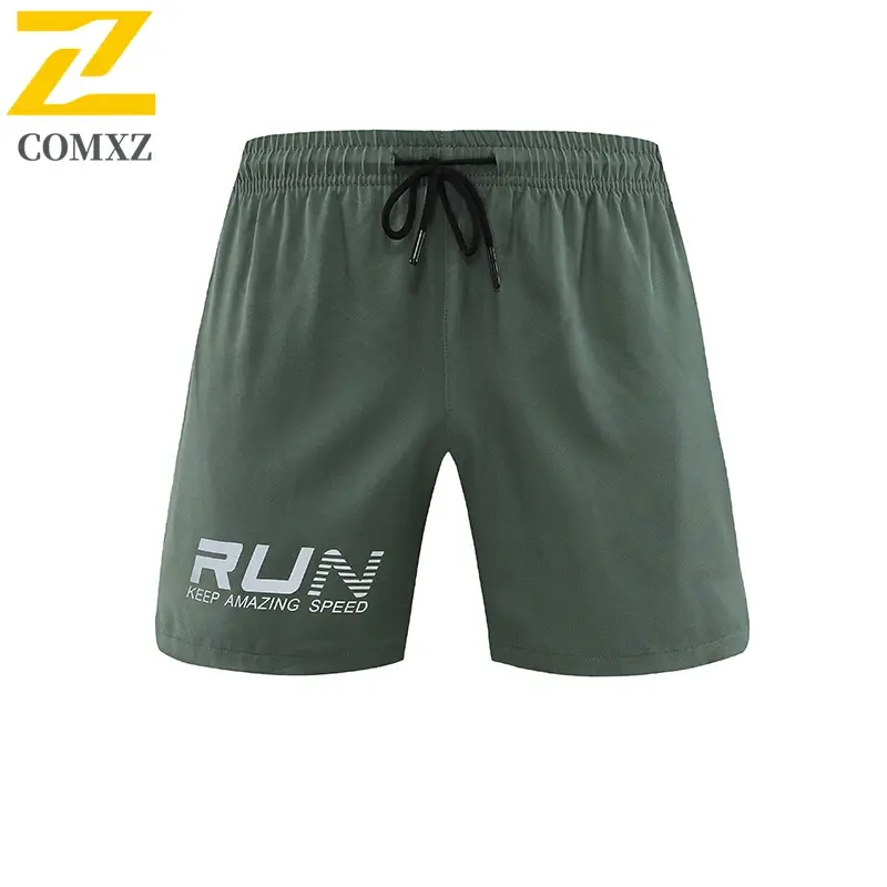 Men's Casual Pants Fashionable Printing Light Weight Fitness Running Shorts Quick Drying Breathable Sweat Absorbing Sports Pants