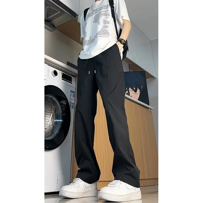 Men's Long Pants Slim Fit Straight Leg Slim Pants Youth Outdoor Work Pants 5XL-S Spring/Summer New Cargo Pants Men Mens Pants